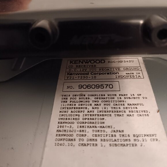 Kenwood Car Stero - Picture 4 of 5
